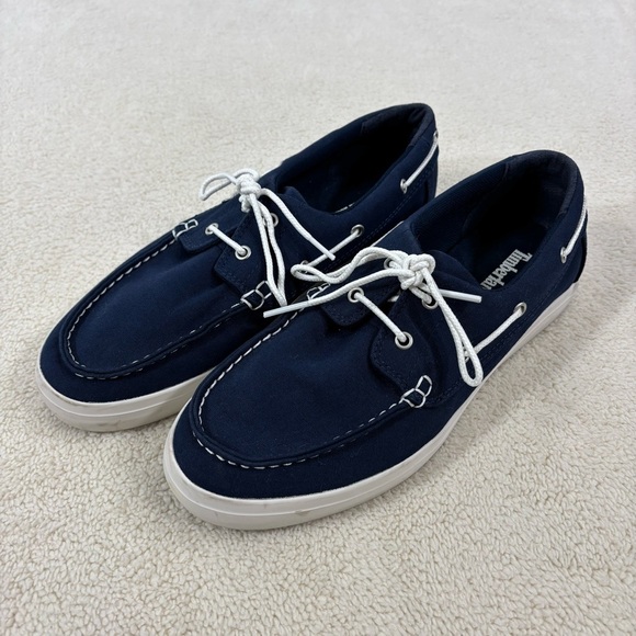 Timberland Women’s Deck Dock Loafers Shoes Navy Size 7 Summer Shoes Comfortable - Picture 1 of 7